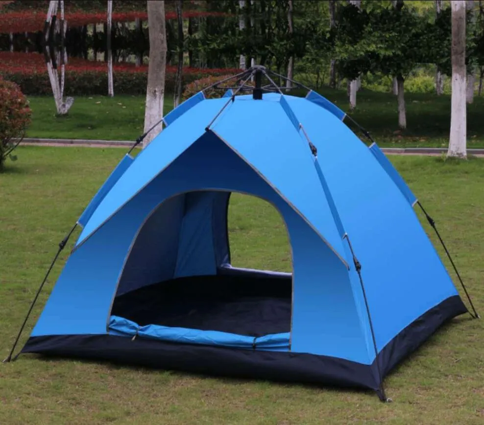 Tianshan Camel New Camping Tent Outdoor Tent 3-4 Person Automatic Double Layer Tent Outdoor Quick Opening Portable Tent