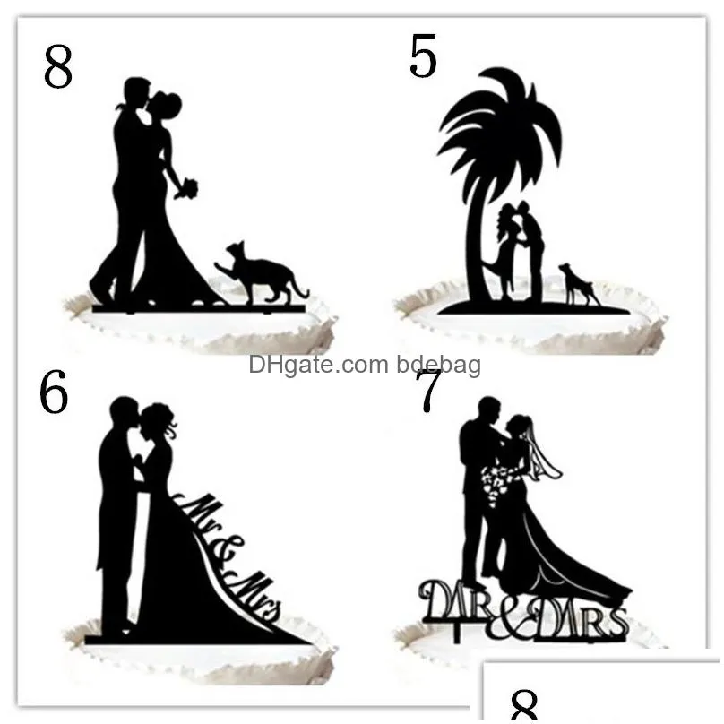 wedding cake topper silhouette music note for wedding cake decoration37 color for option 9363795