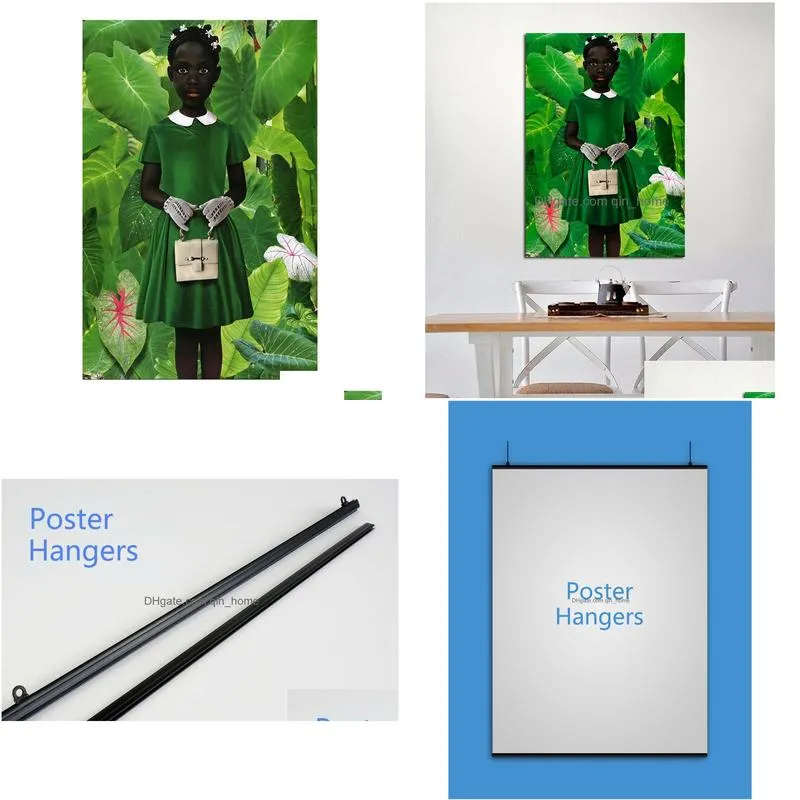 ruud van empel standing in green painting poster print home decor framed or unframed popaper material1543649