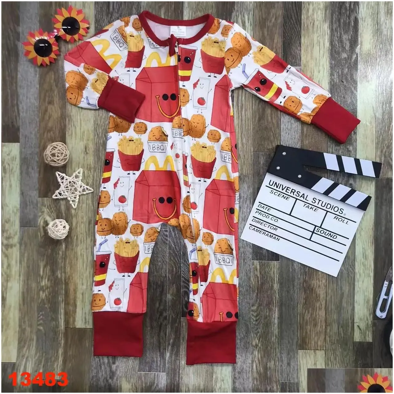 bamboo fiber baby zippered romper printed baby boy girl clothes born bodysuit baby onesie bamboo baby clothing 240119