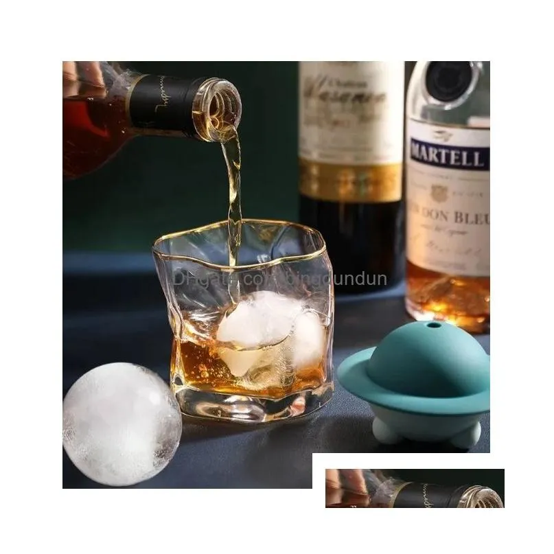 Ice Cream Tools Creative Sile Ufo Shape Ice Tray Mold Tools Diy Dessert Cream Whiskey Mod Bar Party Kitchen Gadget Accessories Drop De Dh1Fd