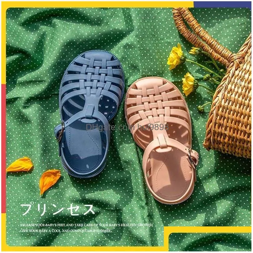 Sandals Summer Children Baby Girls Toddler Soft Nonslip Princess Shoes Kids Beach Boy Casual Roman Slippers 230615 Drop Delivery Mate Dhcrx