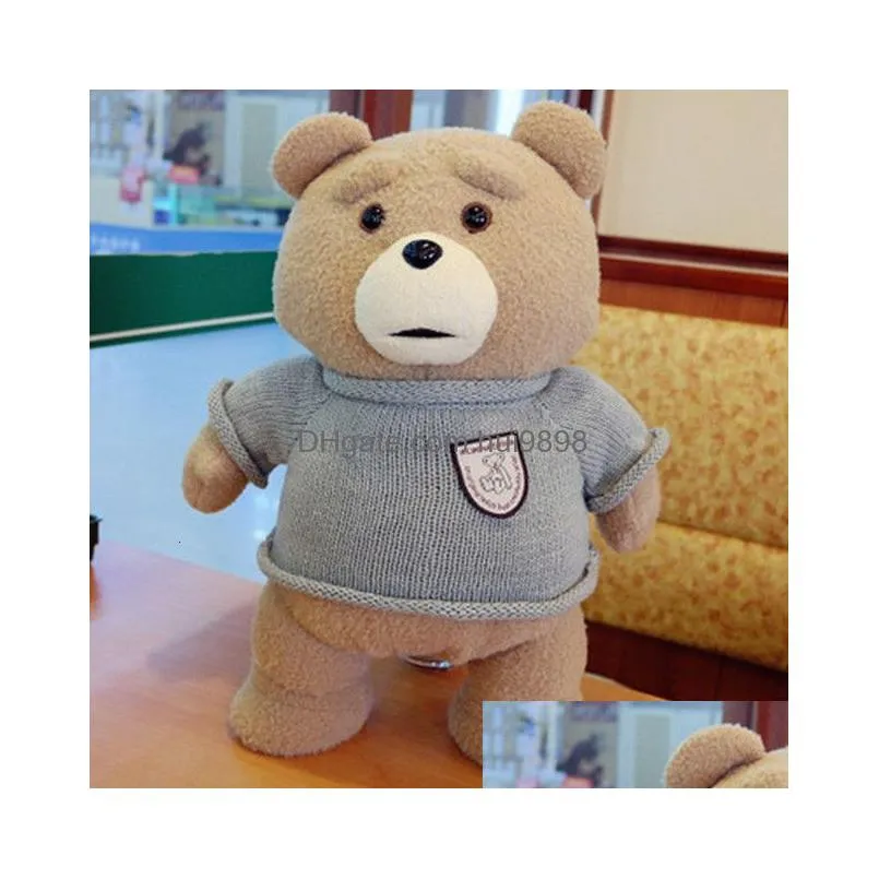 dolls plush dolls 8 styles movie teddy bear ted 2 toys in apron soft stuffed animals 45cm a birthday present for a good friend 230503