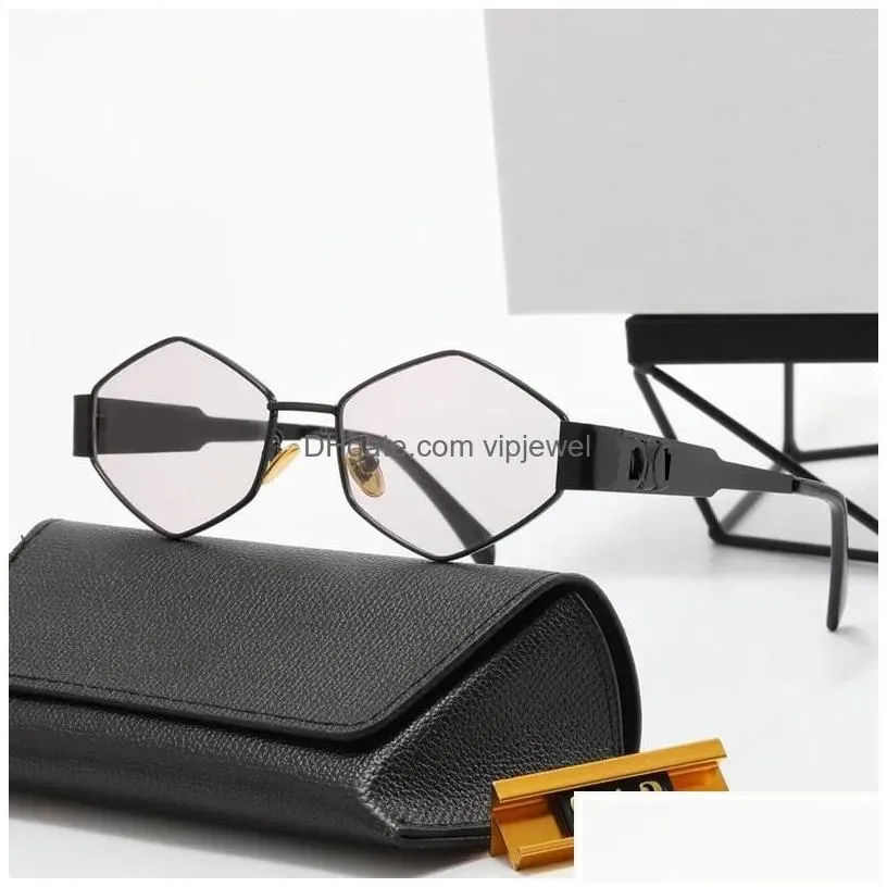 sunglasses fashion designer for womens men glasses same as lisa triomphe beach street p o small sunnies metal fl frame drop delivery