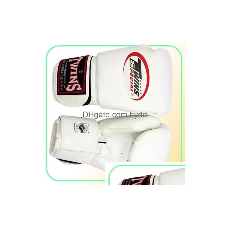 10 12 14 oz boxing gloves pu leather muay thai guantes de boxeo fight mma sandbag training glove for men women kids276r9459606