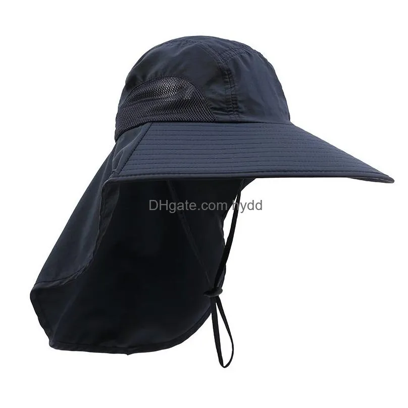 fishing sun hat uv protection neck cover protect caps wide brim flap fishing hats for travel camping hiking boating