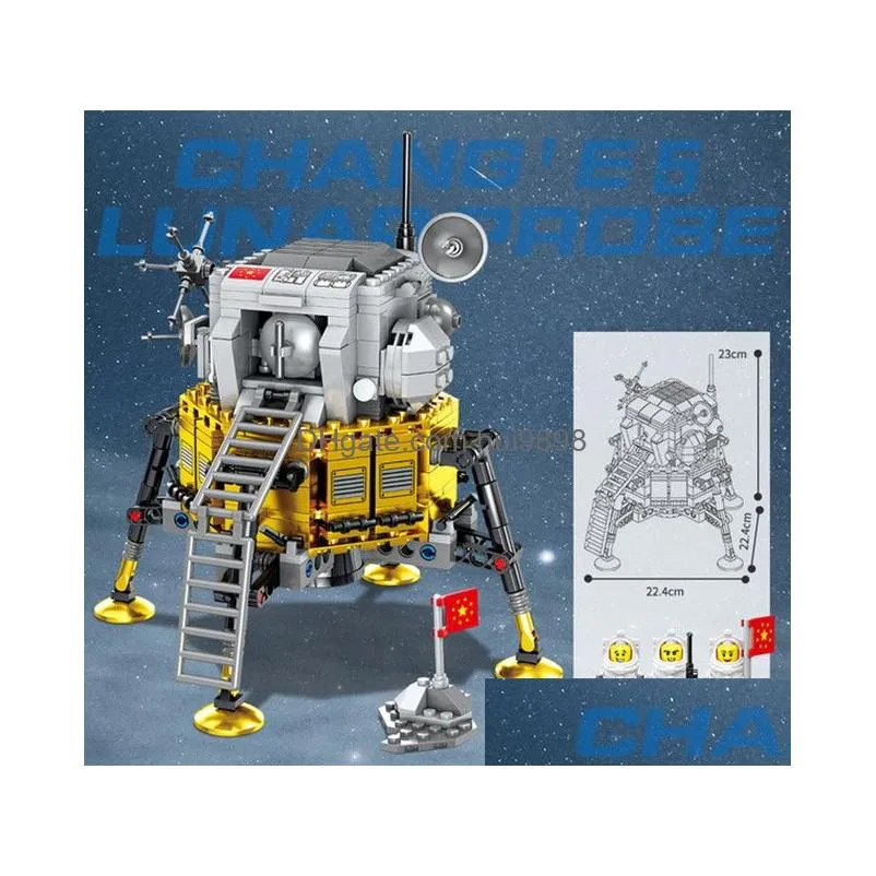 spacex war build block lepin brick building blocks technic space exploration lunar rover metamorphic warrior king kong rocket toy model kit toy for kid