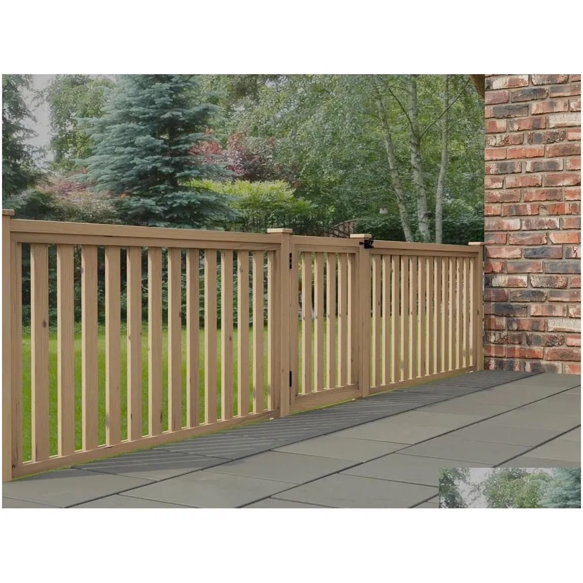 modular garden fencing and gate system 950mm high diy woodwork plans only no materials uk metric