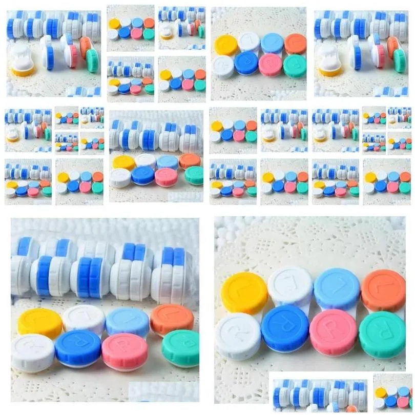 other vision care wholesale contact case lens color transparent with colors cases left and right different drop delivery heal dhvjt