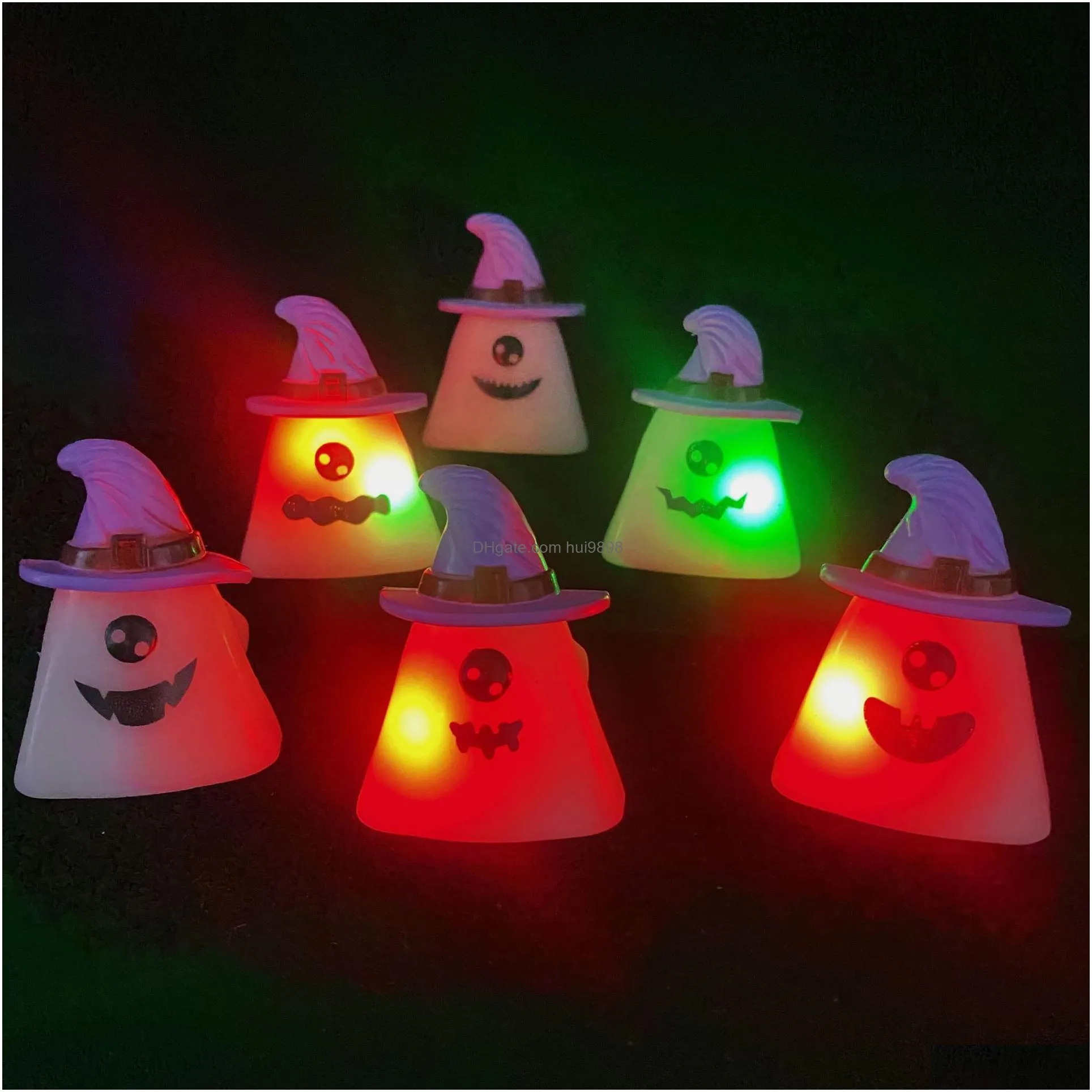  halloween glow phantom ring ghost festival flash toy party tpr ring