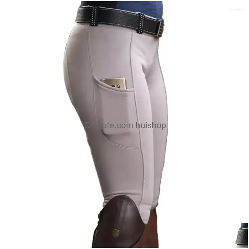 womens pants horse riding clothes for women men fashion high waist trouser elastic equestrian breeches skinny solid trousers