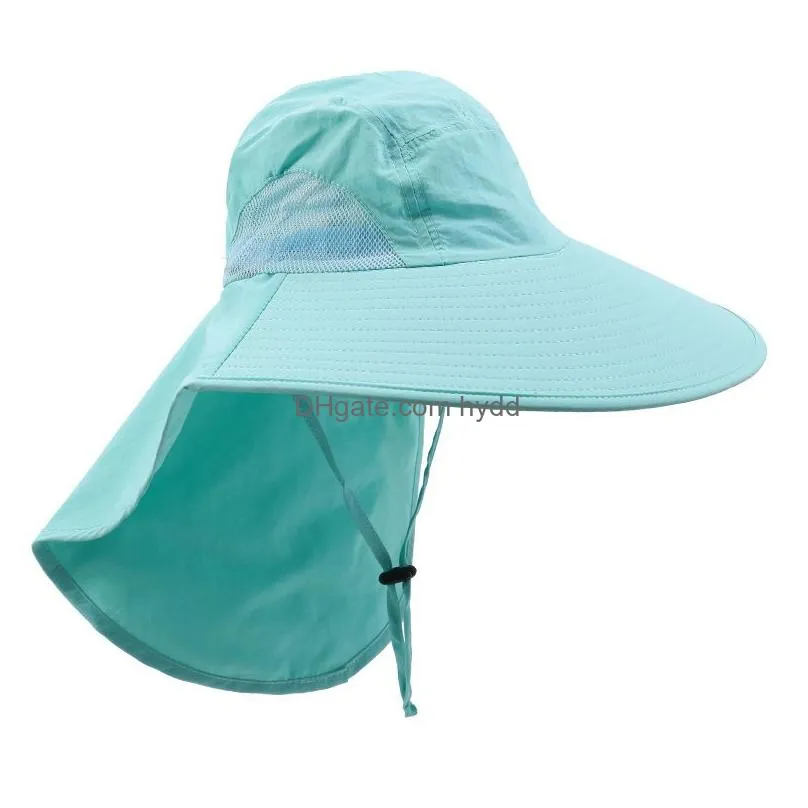 fishing sun hat uv protection neck cover protect caps wide brim flap fishing hats for travel camping hiking boating