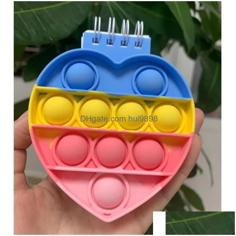 bubble notes decompression book silicone toy notebook educational childrens toy gift
