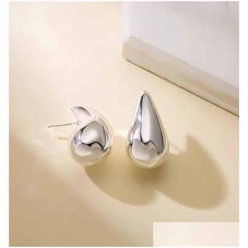 gold drops earrings designer for women stud earrings temperament ear jewelry