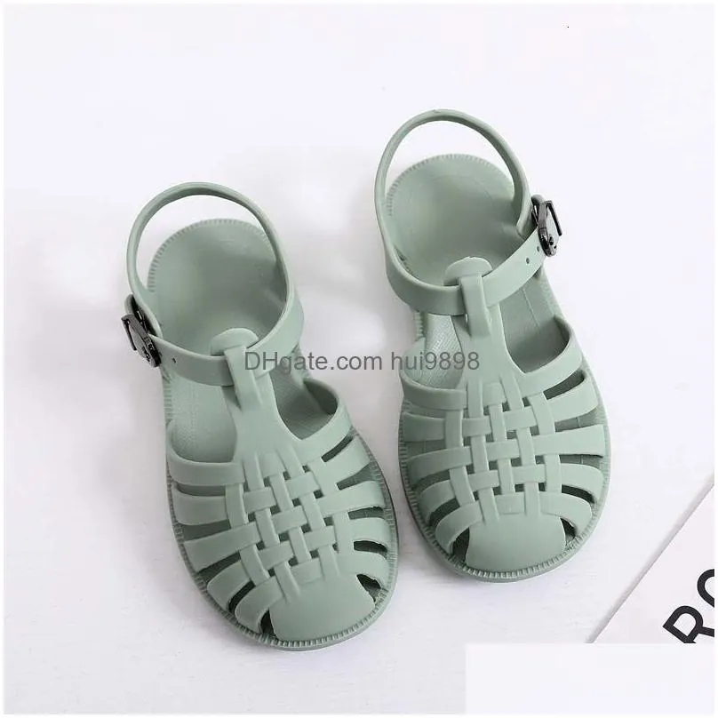 Sandals Summer Children Baby Girls Toddler Soft Nonslip Princess Shoes Kids Beach Boy Casual Roman Slippers 230615 Drop Delivery Mate Dhcrx