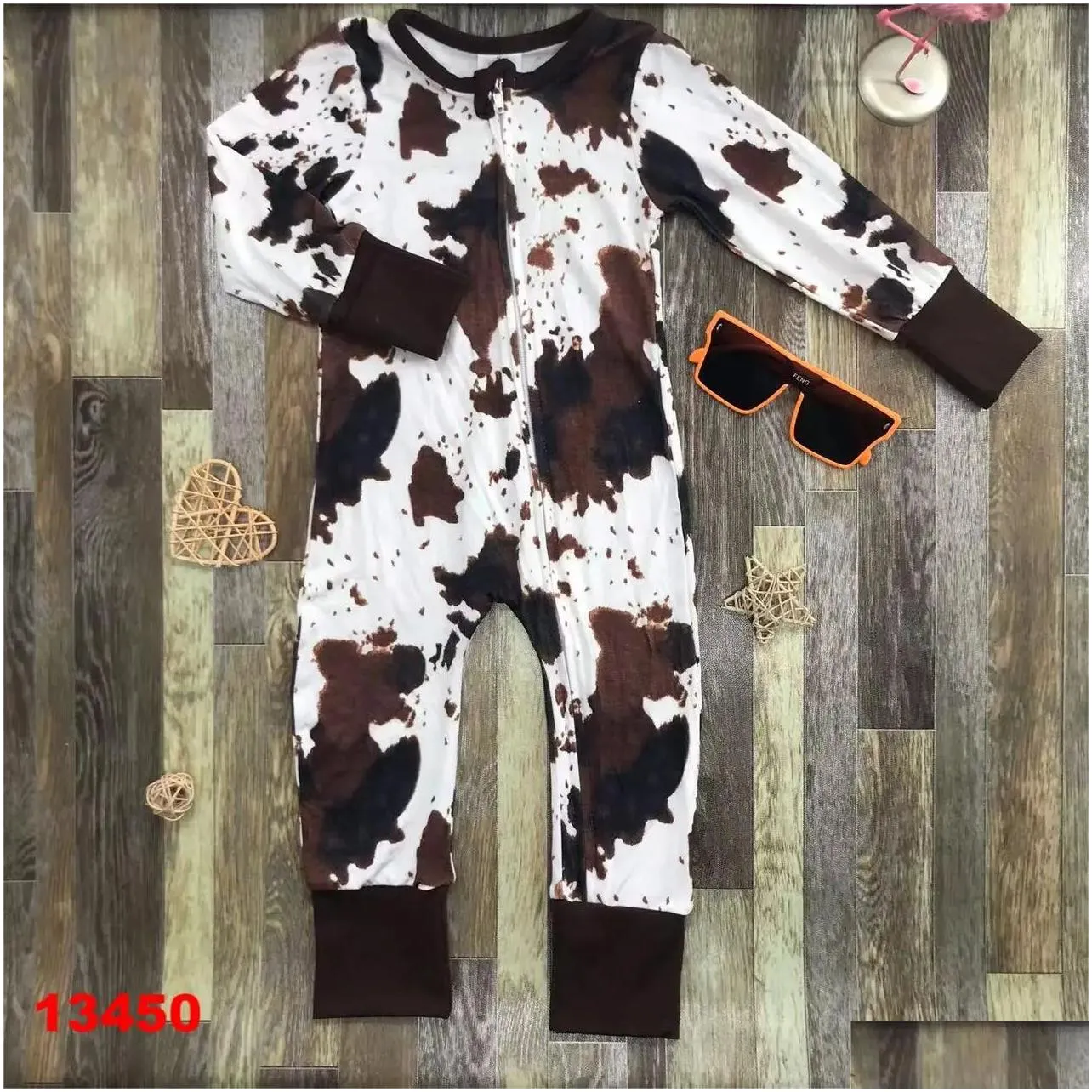 bamboo fiber baby zippered romper printed baby boy girl clothes born bodysuit baby onesie bamboo baby clothing 240119