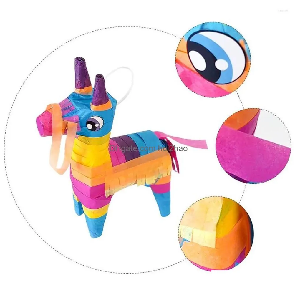 party favor pinata toddler outdoor playset toys game props festival supplies paper easter kids banquet304f