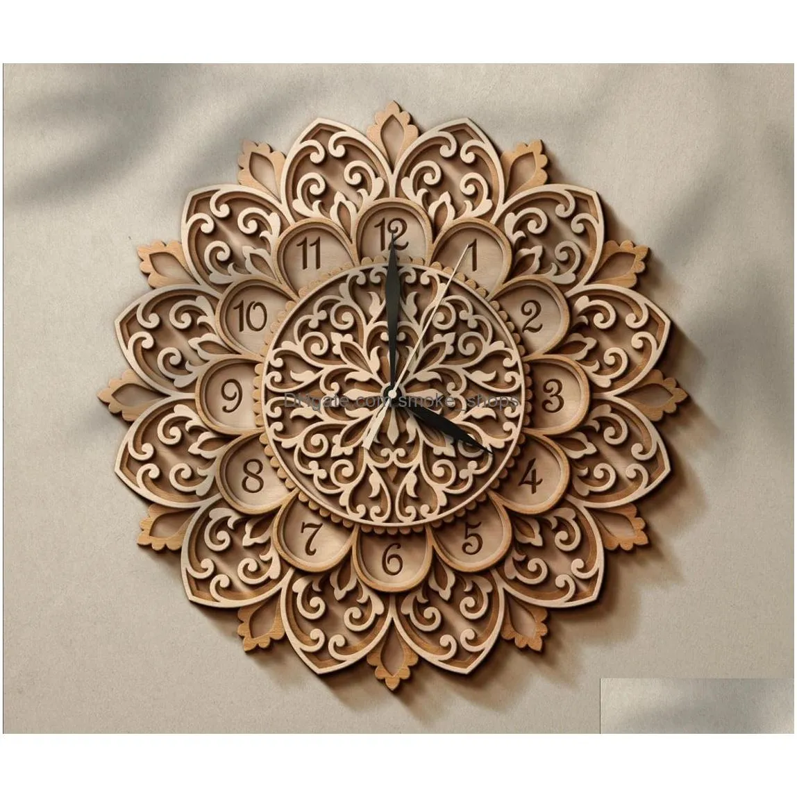 multilayer clock - laser cut clock