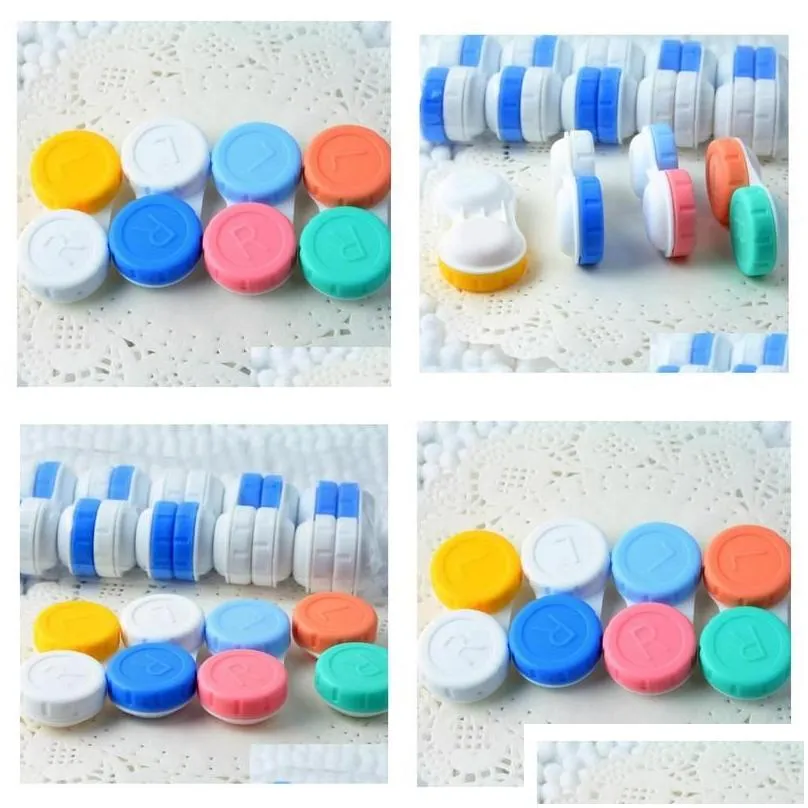 other vision care wholesale contact case lens color transparent with colors cases left and right different drop delivery heal dhvjt