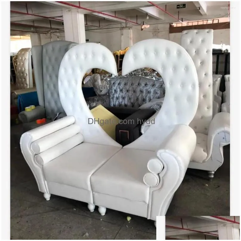 camp furniture factory direct sales love double sofa bride and groom wedding chair