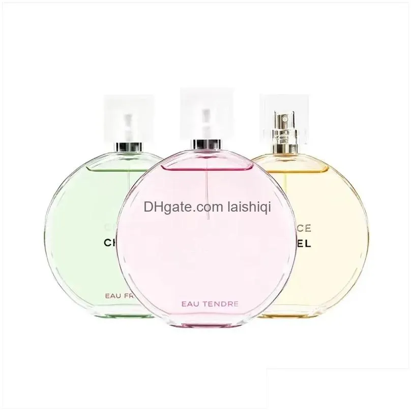 women perfume pink yellow green encounter eau tendre 100ml highest version classic style long lasting