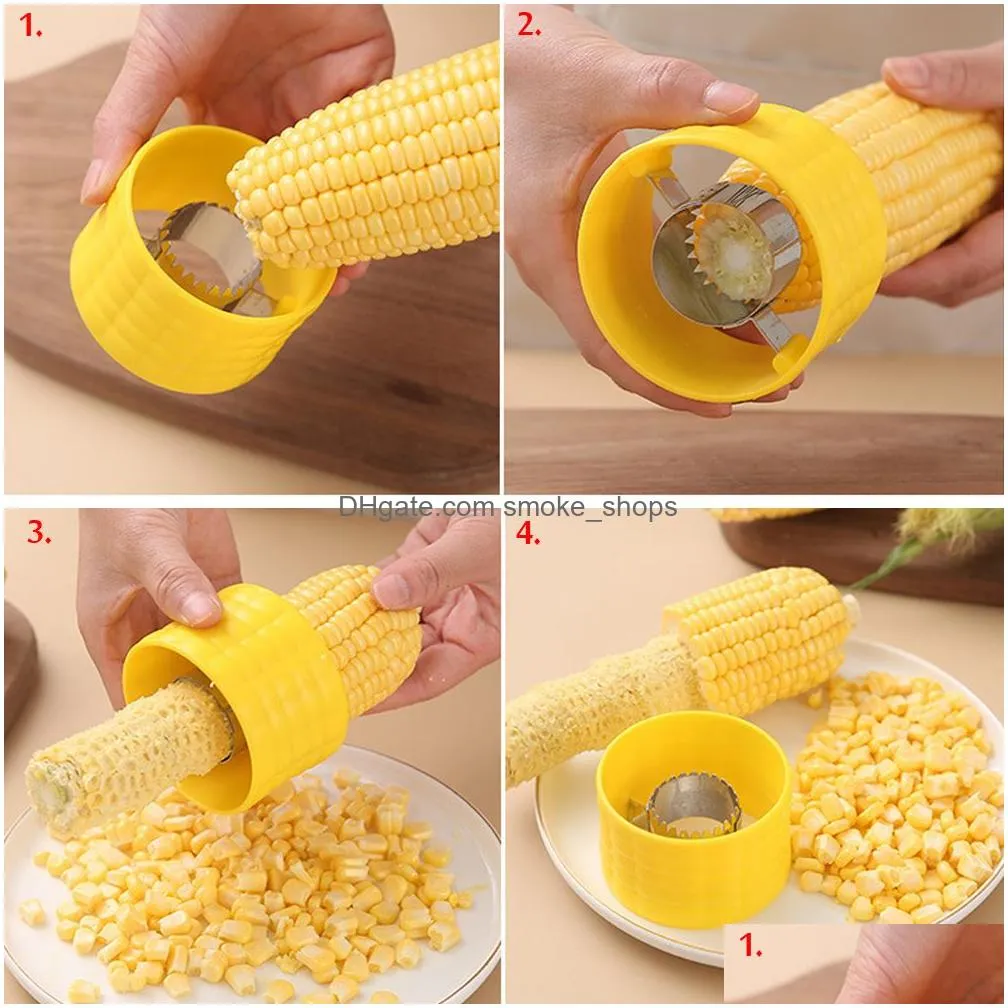 vegetable tools corn stripper peeler cob cutter thresher corn stripper fruit vegetable tools cooking tools kitchen accessories cob