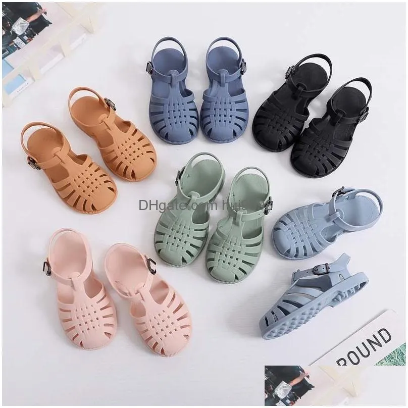 Sandals Summer Children Baby Girls Toddler Soft Nonslip Princess Shoes Kids Beach Boy Casual Roman Slippers 230615 Drop Delivery Mate Dhcrx