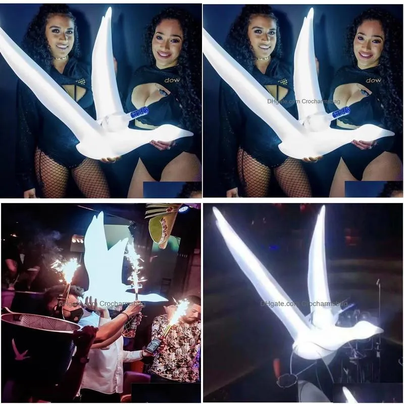 Other Event & Party Supplies Molded White Grey Goose Vodka Bottle Presenter Glorifier Display Rechargeable Led Vip Service For Night C Dhtdb