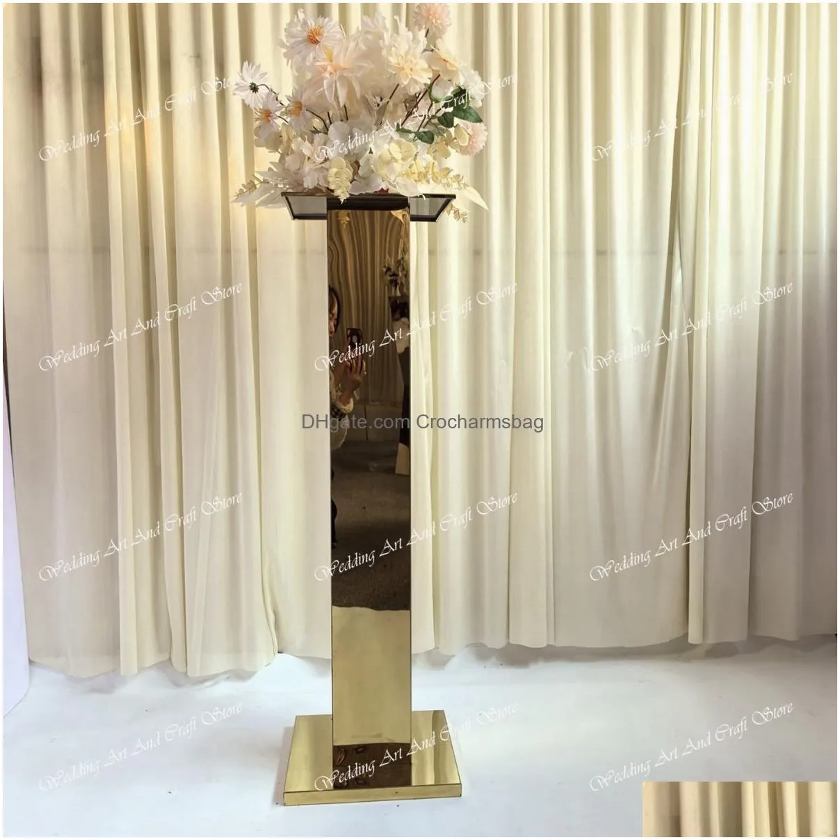 Party Decoration Wedding Props Road Lead Pedestal Aisle Decor Stand Decoration Reception Decorations Center Pieces 552 Drop Delivery H Dhi5D