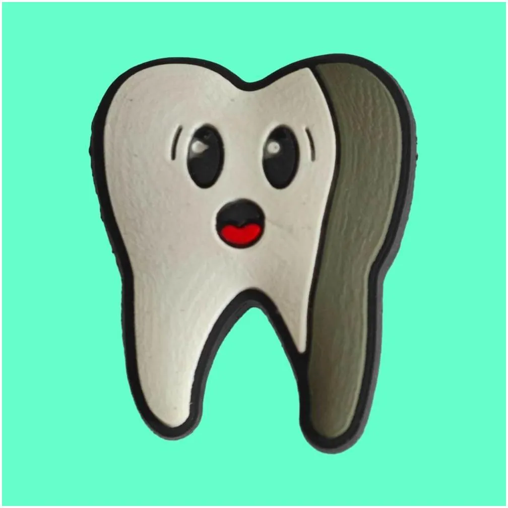 shoe parts accessories cute cartoon dental care-t1002 charms for clog drop delivery otpan