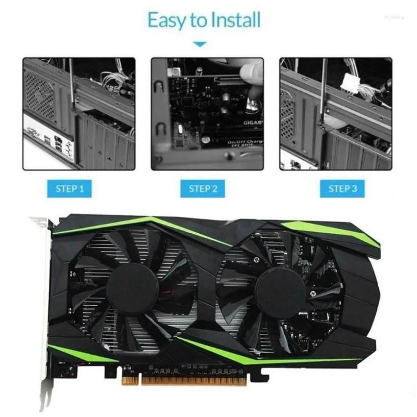 graphics cards gtx550 independent gaming card desktop computer high definition 1g gddr5 stable sturdy dropshipp drop delivery computer