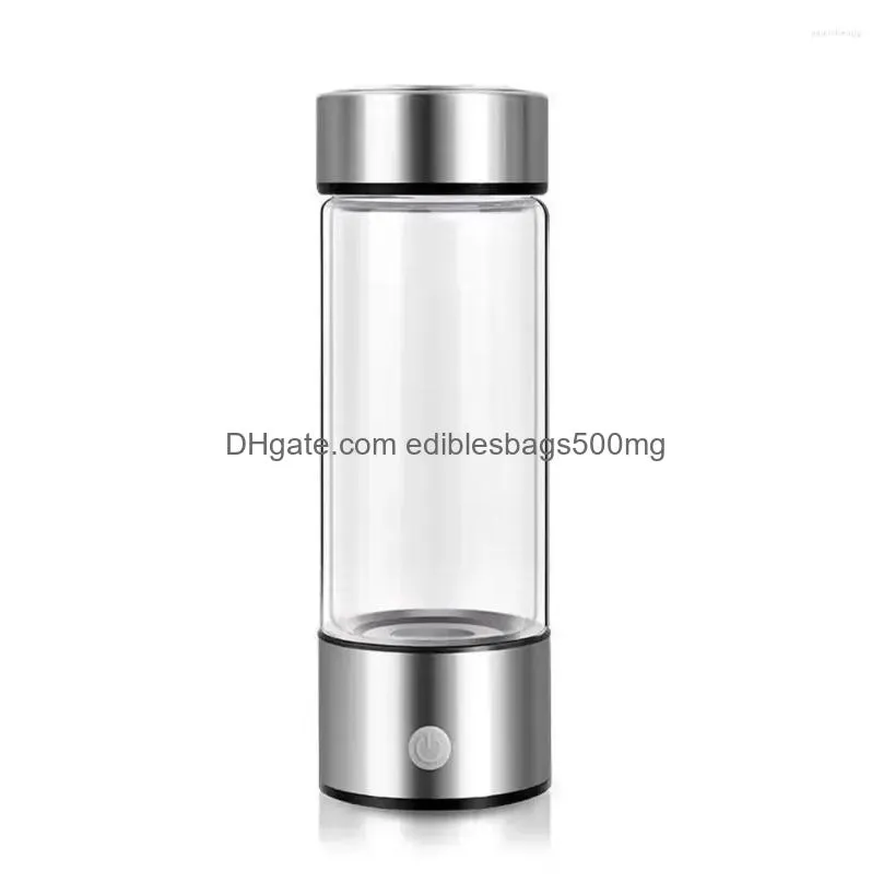 water bottles 420ml hydrogen-rich cup electric hydrogen rich generator bottle titanium quality filter portable antioxidant lonizer