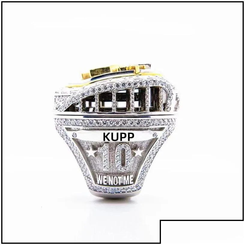 cluster rings high-end quality 9 players name ring stafford kupp donald 2021 2022 world series rams team championship with wooden disp