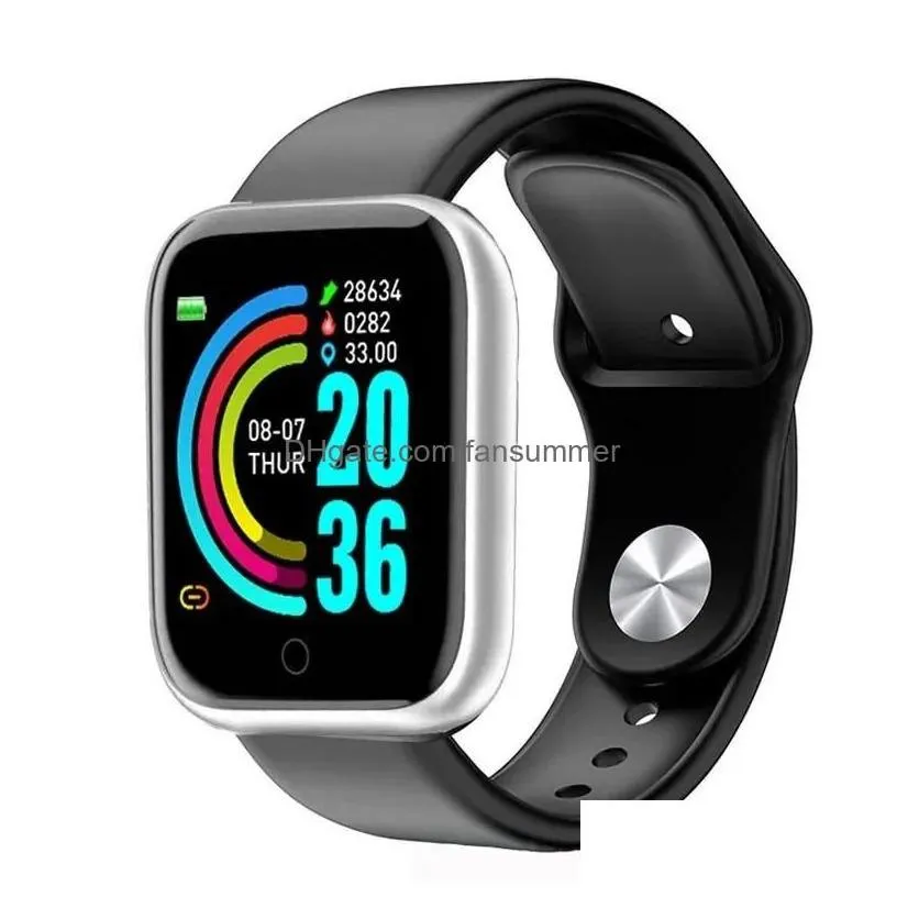 smart watches y68 watch color sn step counting mti sport mode mes reminder pography music remote control band drop delivery cell phone