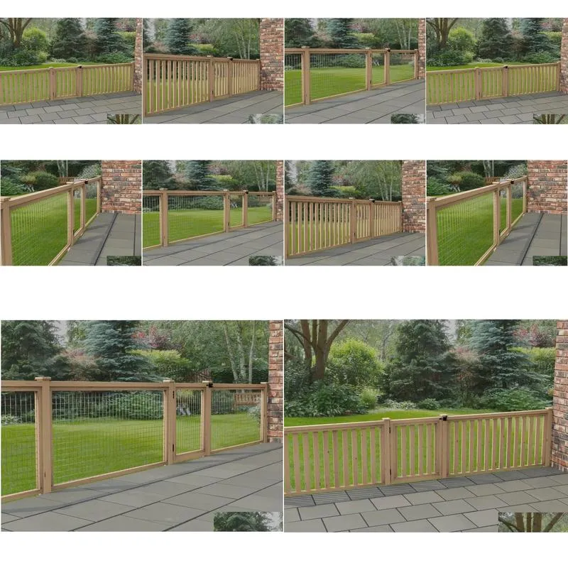 modular garden fencing and gate system 950mm high diy woodwork plans only no materials uk metric