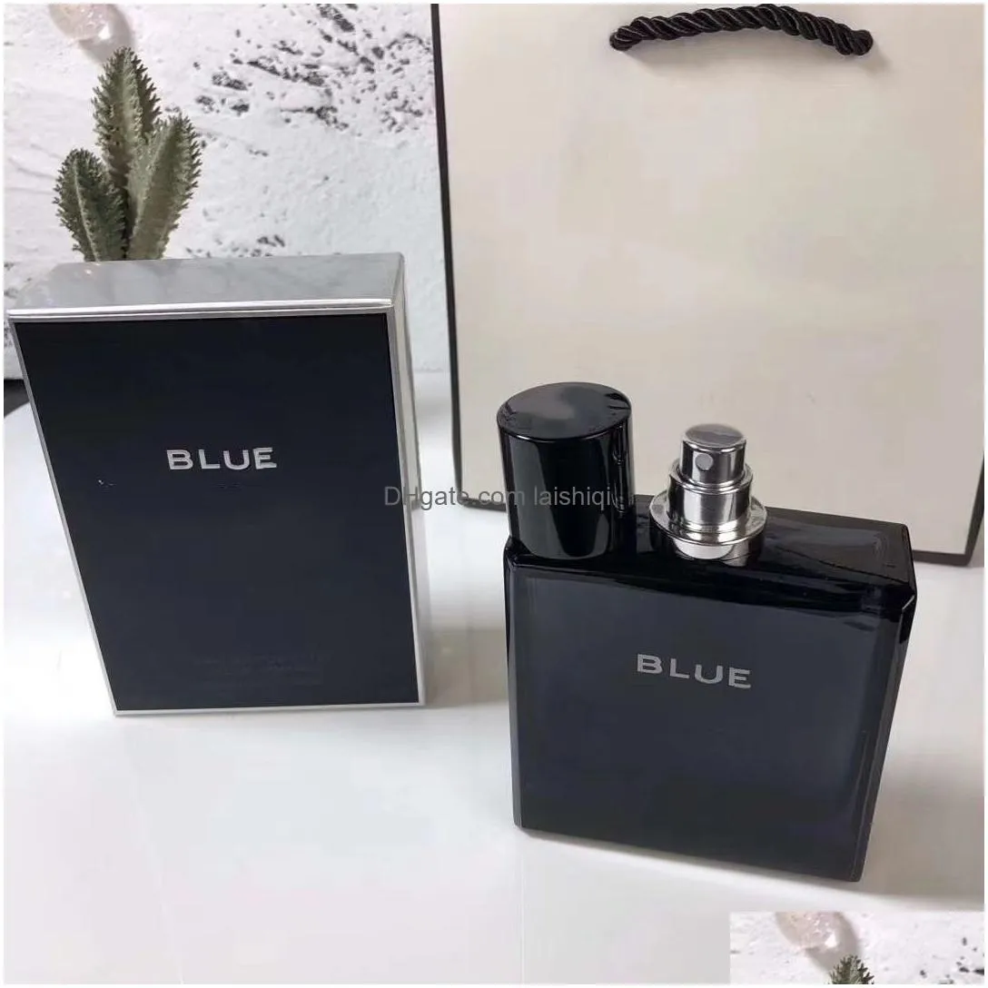 men fragrance 30ml blue perfume 3piece gift box set eau de parfum toilette long lasting smell 100ml bleu de paris brand man pour homme spray cologne fast ship