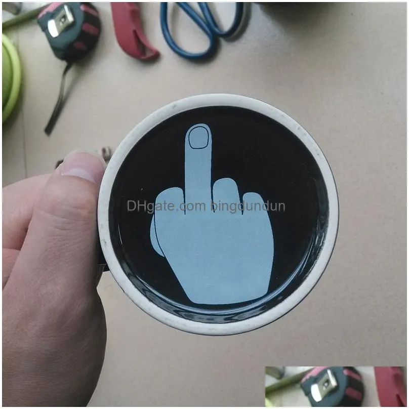 Mugs Creative Have A Nice Day Coffee Mug Middle Finger Funny Cup For Milk Tea Cups Novelty Drop Delivery Home Garden Kitchen, Dining B Dhbio