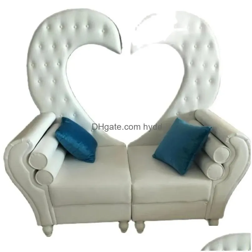 camp furniture factory direct sales love double sofa bride and groom wedding chair