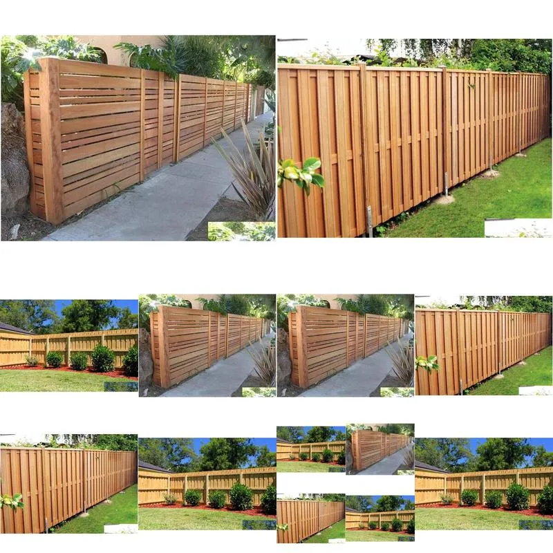 top fences and garden gates designs - complete build plans - diy step by step