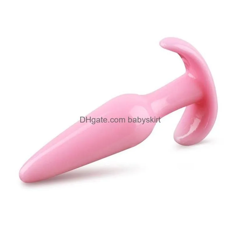 leg massagers toy masr anal for woman 4pcs/set soft sile anus toys butt plugs women masturbator drop delivery health beauty massage
