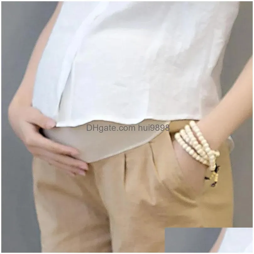 maternity bottoms 2023 summer pants women pregnant thin loose pregnancy shorts belly support cotton womens