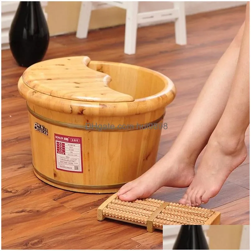 bathing tubs seats foot bath wooden bucket small basin artifact solid wood