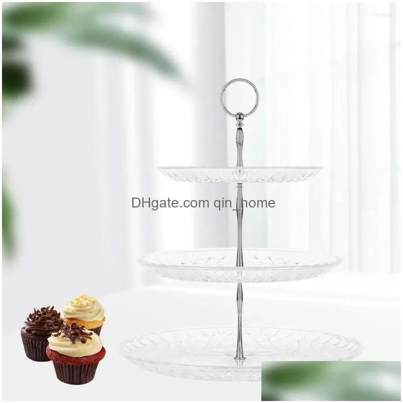 plates party cupcake stand self-help 3 tiers fruit plate for birthday tea christmas