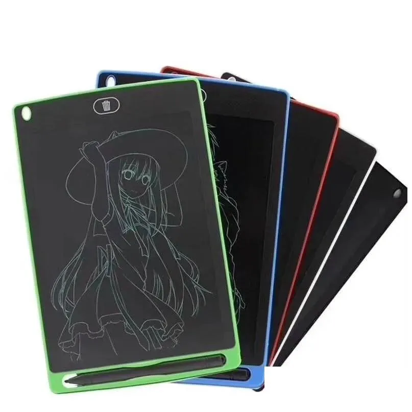 8.5 inch lcd writing tablet drawing board blackboard handwriting pads gift for adults kids paperless notepad tablets memos green or color handwriting with