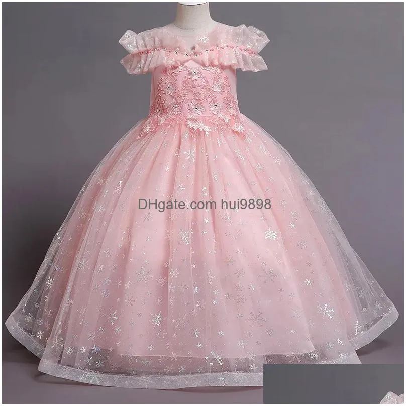 girls dresses flower girls dress princess wedding party dresses children kids ball gown christmas vestidos baby teenager clothes for 312 year