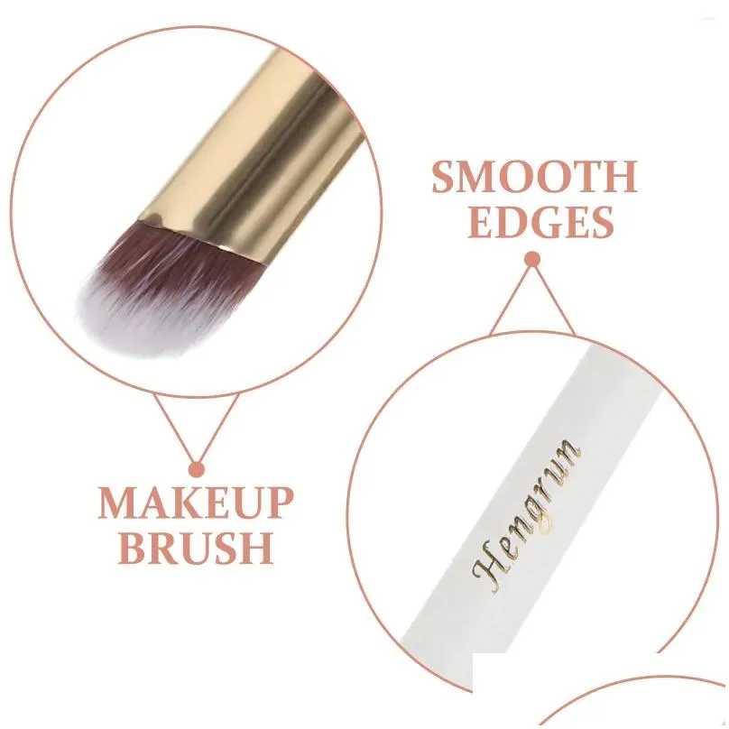 makeup brushes 10 pcs concealer brush make up cosmetics powder under eye eyebrow bevel blending