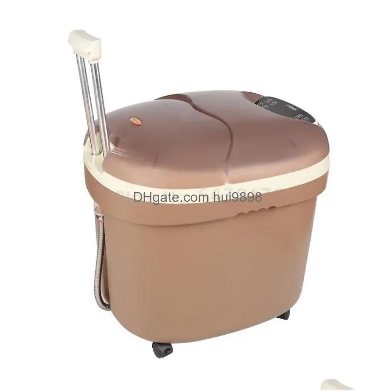 foot tub automatic deep footbath constant temperature heating home electric massage foot bath barrel1