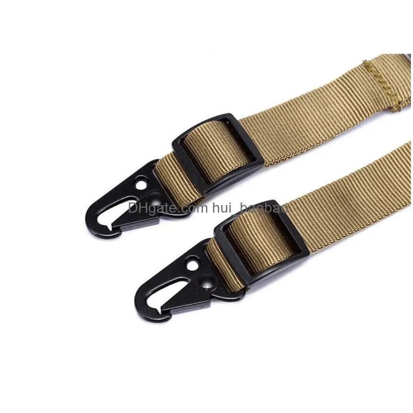 airsoft strap gun lanyard two point dual point tactical sling outdoor sports army hunting rifle shooting paintball gear no12-002