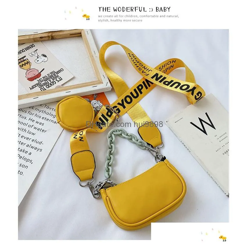 gift sweet princess accessories childrens messenger purse girls fashion korean acrylic chain parent-child bag wholesale cute little