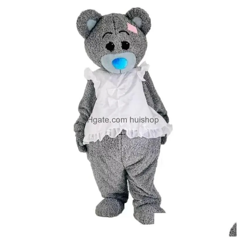 2022 halloween teddy bear mascot costume high quality cartoon plush anime theme character adult size christmas carnival birthday party fancy